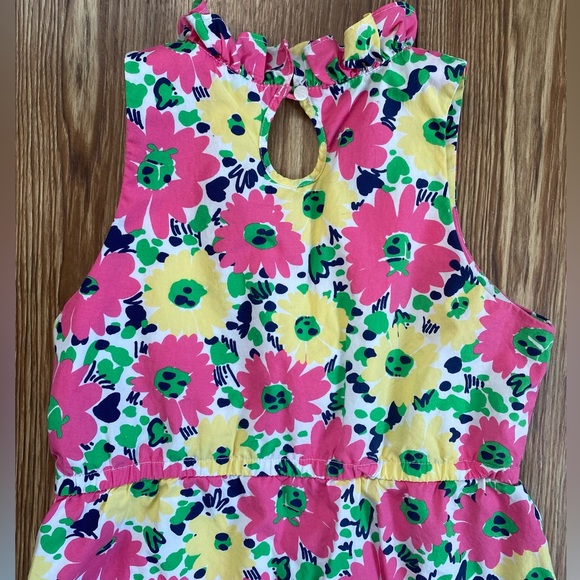Lilly Pulitzer Dooddle Bug Daisy Dress Girl’s Size 16 Lined - Picture 3 of 7